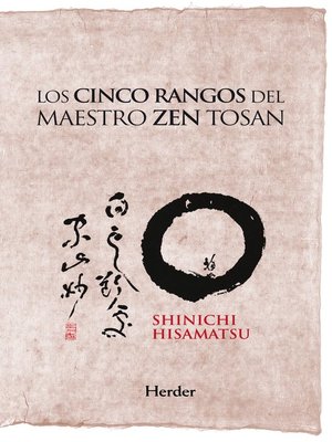 cover image of Los cinco rangos del maestro Zen Tosan